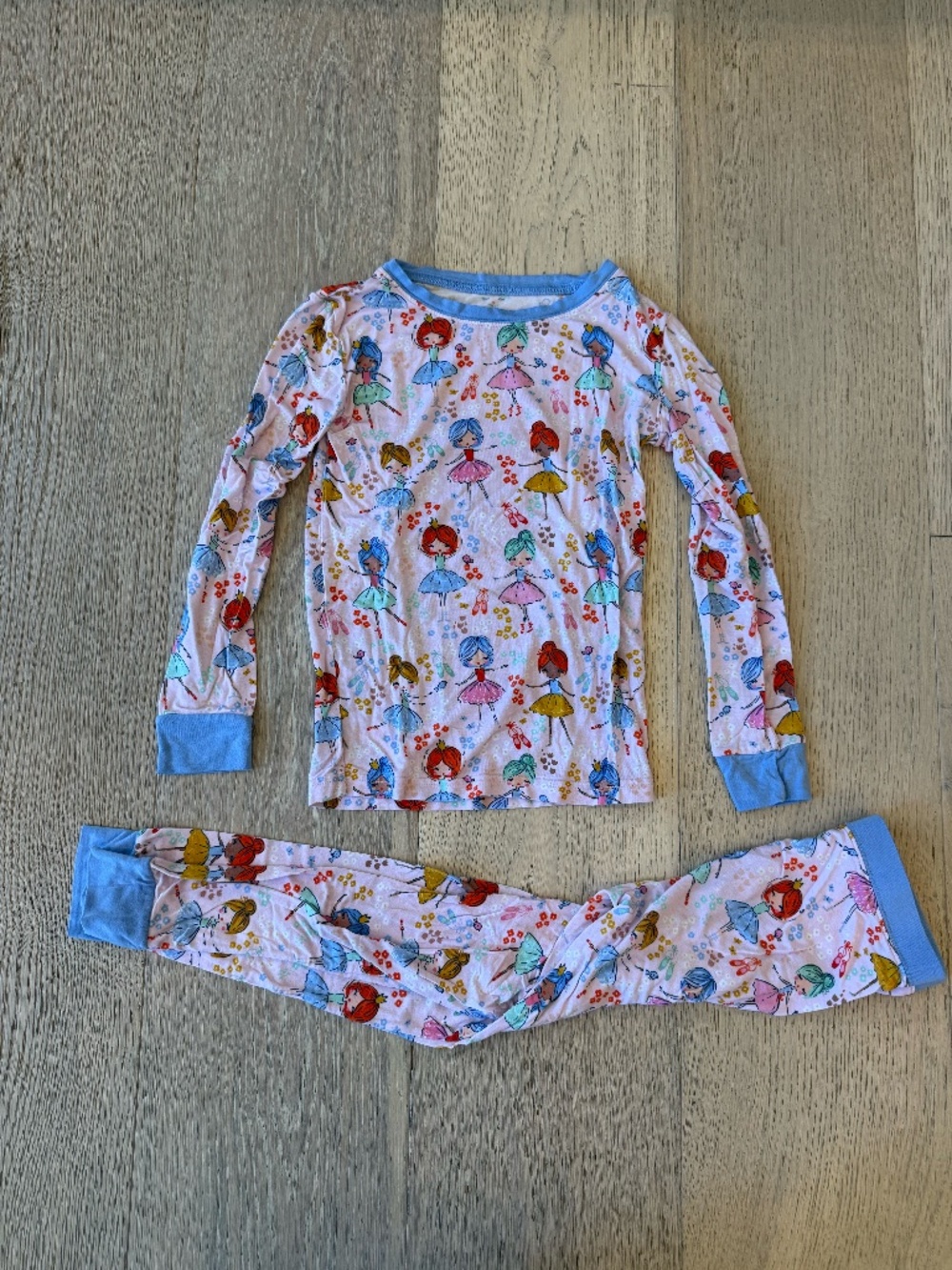 Little Sleepies Prima Ballerina Bamboo Pajama Set | Size 5/6 | EUC